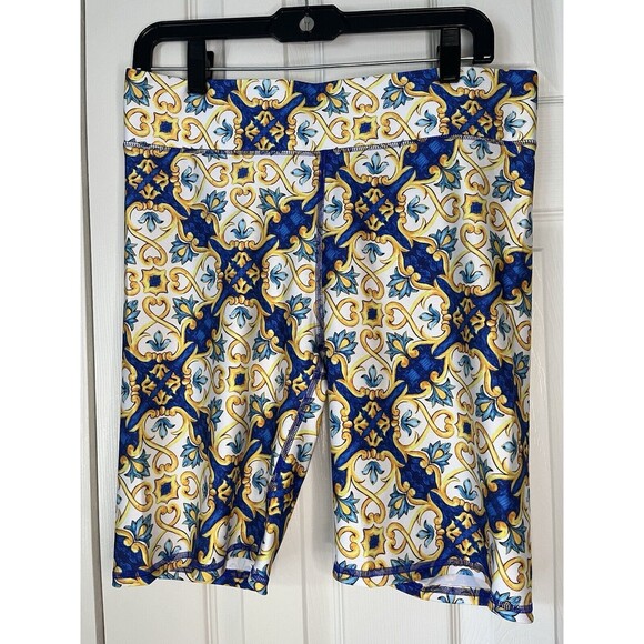 Terez Bike Shorts In Ceramic Tile Women XL - Picture 3 of 7
